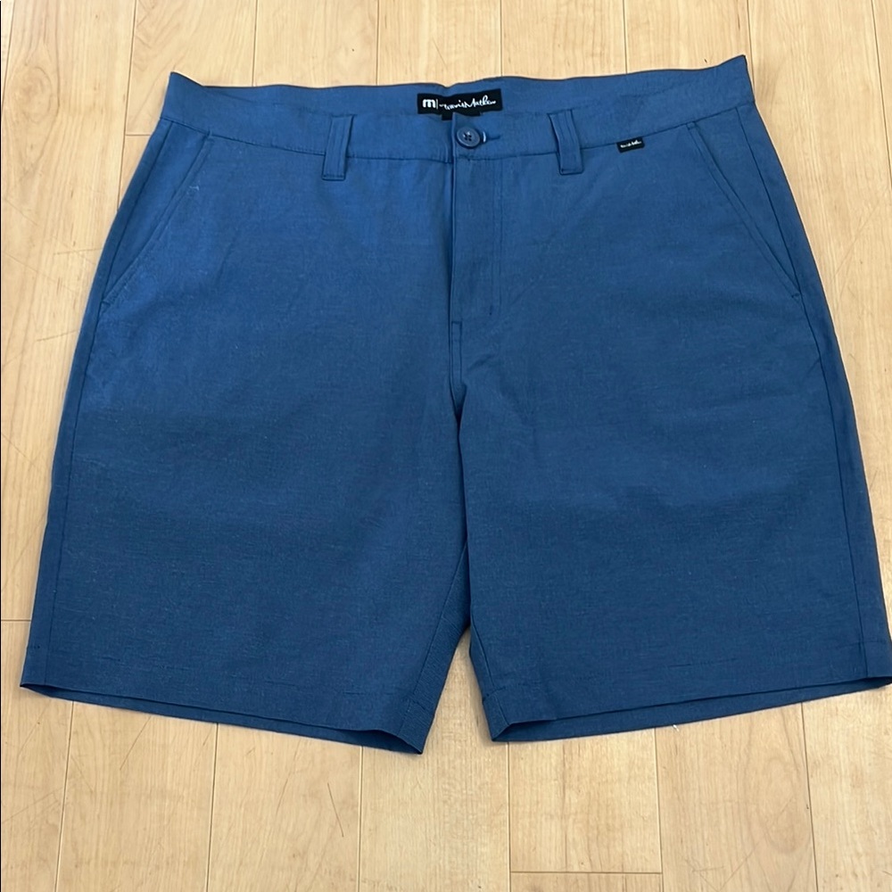 Travis Mathew Deep Blue Flat Front  36